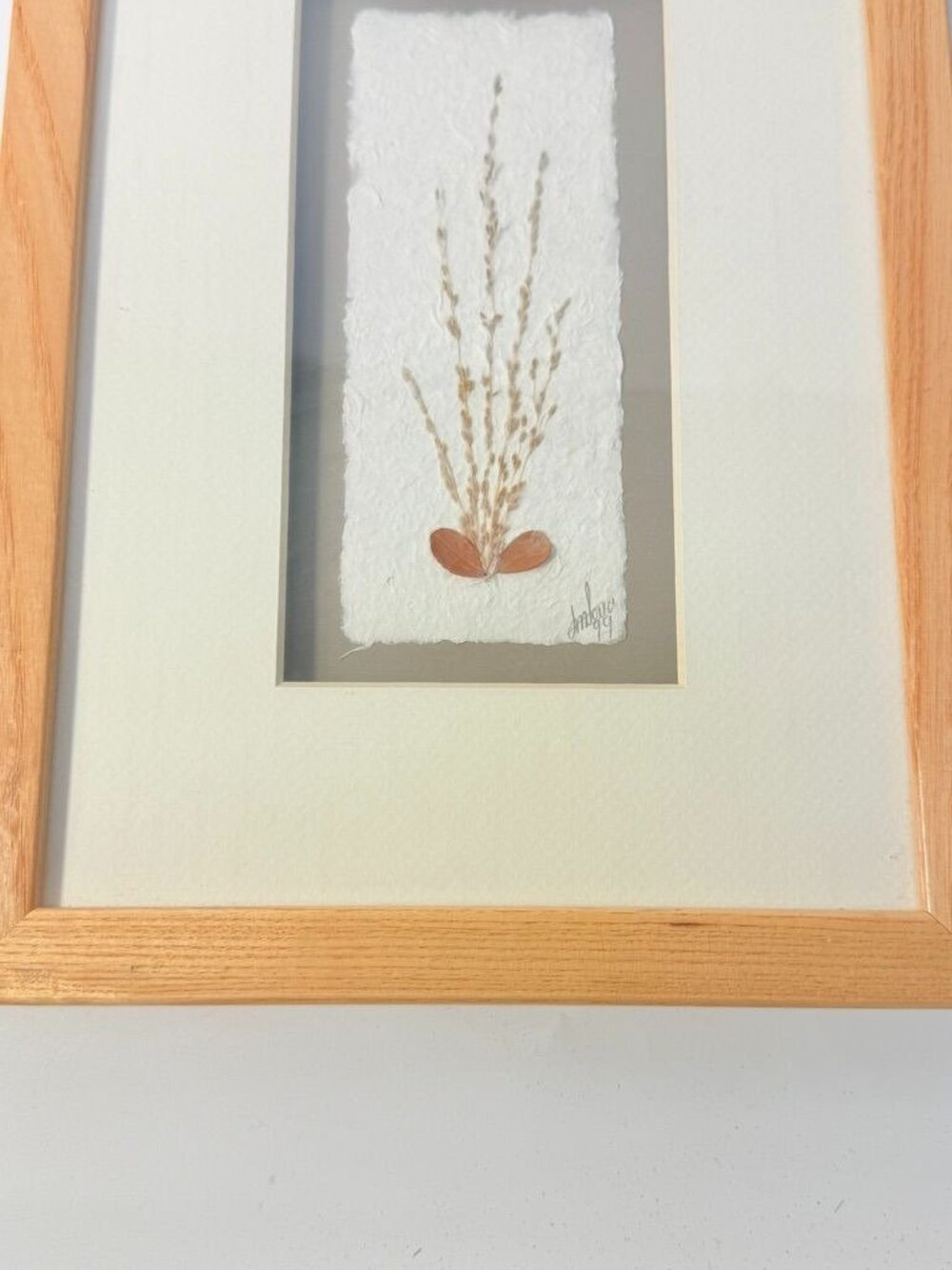 Wall Decor Handcrafted Floral Paper Art Vintage Sculptural Shadow Box Tiny Flowe - Picture 6 of 16
